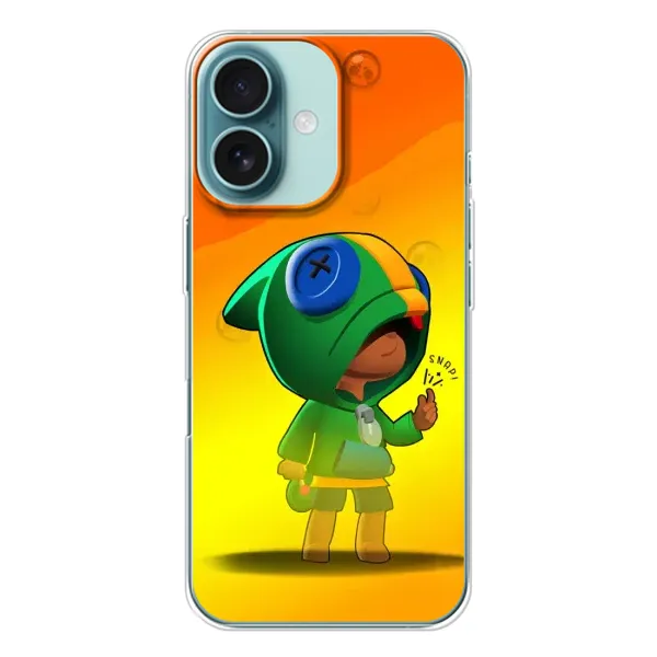 Чехол с рисунком «LEON в кофте» для iPhone 16 Чехол с рисунком «LEON в кофте» для iPhone 16