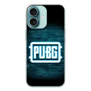 Чехол (TPU) с картинкой "Лого Пабг" на Айфон 16 (Лого PUBG)