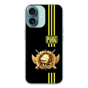 Чехол (TPU) с картинкой "Лого Пабг" на Айфон 16 (Лого PUPG)