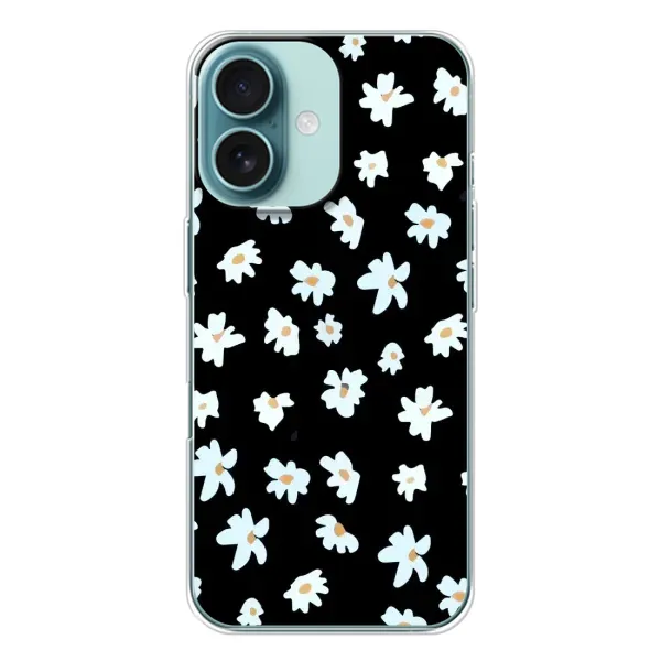 Чехол с рисунком «Маленькие ромашки» для iPhone 16
