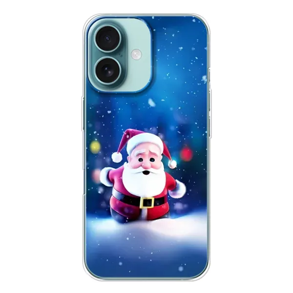 Чохол з малюнком «Маленький Дід Мороз» для iPhone 16 Чохол з малюнком «Маленький Дід Мороз» для iPhone 16