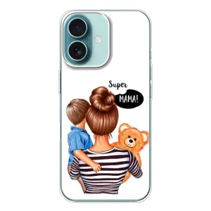Чехлы для МАМЫ на iPhone 16 (Мама и сын)
