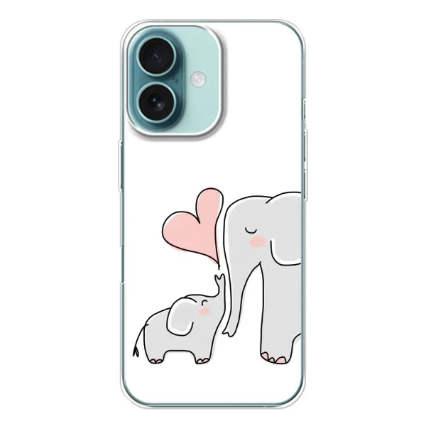 Чехол с рисунком «Мама» для iPhone 16 Чехол с рисунком «Мама» для iPhone 16