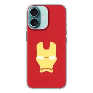 Чехол Супергерой Железный человек на iPhone 16 (Man)
