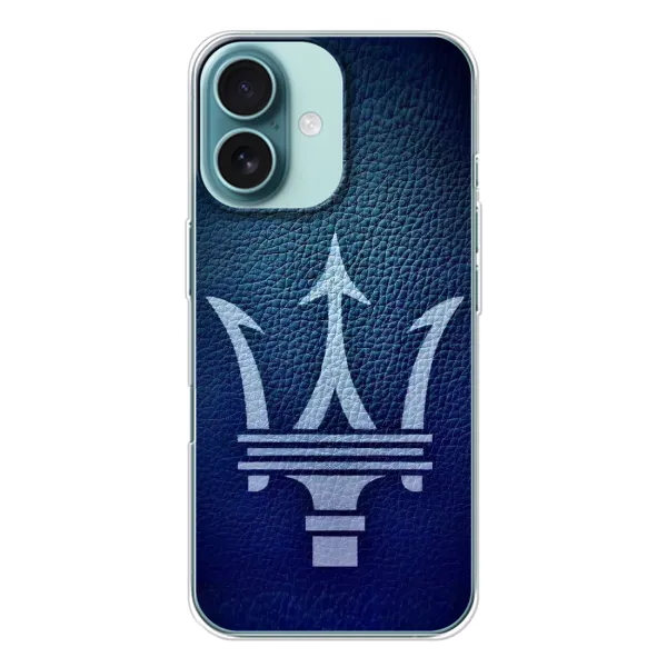 Чехол с рисунком «Лого Maserati» для iPhone 16