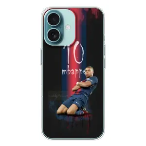 Чохол (TPU) з Футболістом на iPhone 16 (MBAPPE 10)