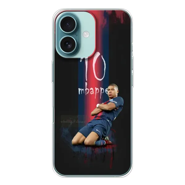 Чехол с рисунком «MBAPPE 10» для iPhone 16 Чехол с рисунком «MBAPPE 10» для iPhone 16