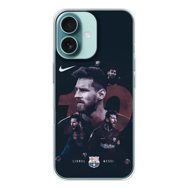 Чохол з малюнком «Мессі 10» для iPhone 16 Чохол з малюнком «Мессі 10» для iPhone 16