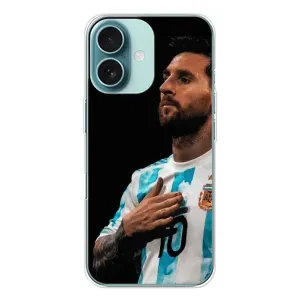 Чохли Лео Мессі Аргентина для iPhone 16 (Мессі Капітан)