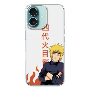 Чехол с персонажами АНИМЕ на iPhone 16 (Минато Намикадзэ)