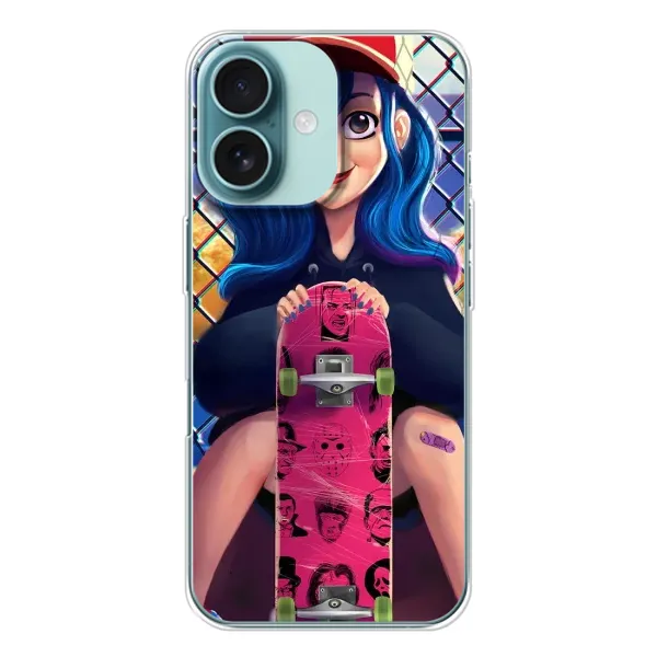 Чехол с рисунком «Модная девушка» для iPhone 16