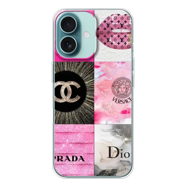 Чехол с рисунком «Модница» для iPhone 16 Чехол с рисунком «Модница» для iPhone 16