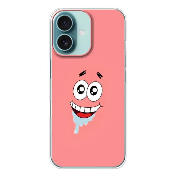 Чехол с рисунком «Мордочка Патрика» для iPhone 16