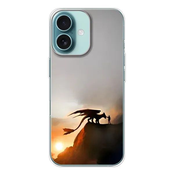 Чехол с рисунком «Мультиик Беззубик» для iPhone 16 Чехол с рисунком «Мультиик Беззубик» для iPhone 16