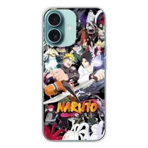 Купить Чехлы на телефон с принтом Anime для iPhone 16 (Наруто постер)