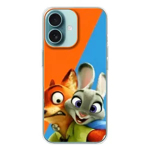 Чехлы ЗВЕРОПОЛИС для iPhone 16 (Ник и Хопс)