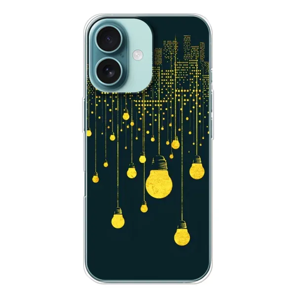 Чехол с рисунком «Ночной город» для iPhone 16 Чехол с рисунком «Ночной город» для iPhone 16
