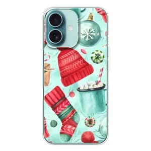 Чехол Санта Клаус для iPhone 16 (Одежда)