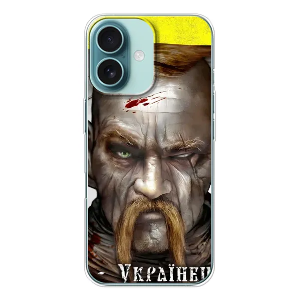 Чехол с рисунком «Одноглазый Козак» для iPhone 16 Чехол с рисунком «Одноглазый Козак» для iPhone 16