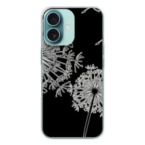 Фото - Силиконовый Чехол с одуванчиками на iPhone 16