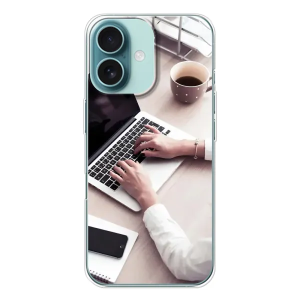 Чехол с рисунком «Офисный работник» для iPhone 16 Чехол с рисунком «Офисный работник» для iPhone 16