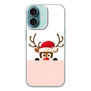 Чехол Санта Клаус для iPhone 16 (Олененок)