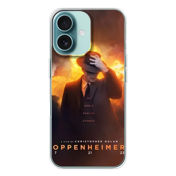 Чехол с рисунком «Оппен-геймер» для iPhone 16 Чехол с рисунком «Оппен-геймер» для iPhone 16