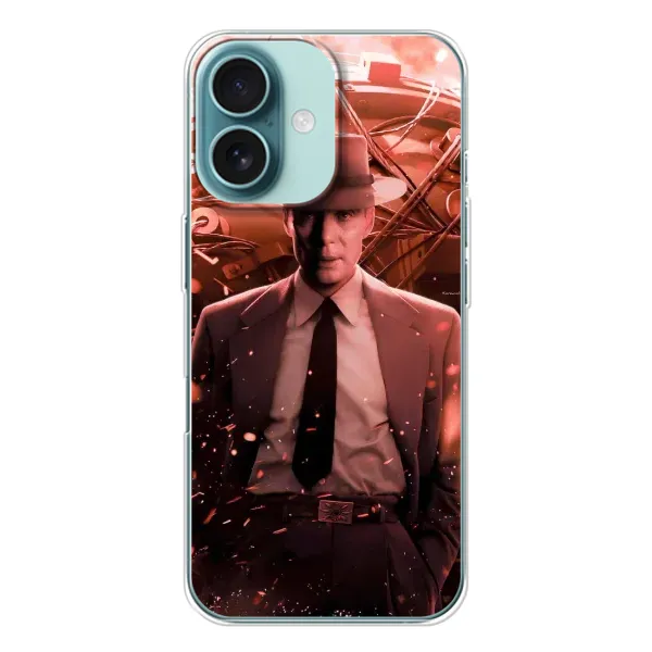 Чехол с рисунком «Оппенгеймер» для iPhone 16 Чехол с рисунком «Оппенгеймер» для iPhone 16