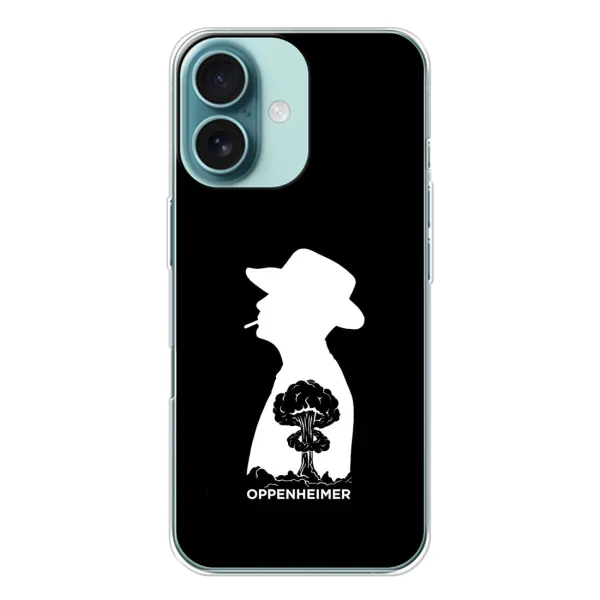 Чехол с рисунком «Oppenheimer» для iPhone 16 Чехол с рисунком «Oppenheimer» для iPhone 16