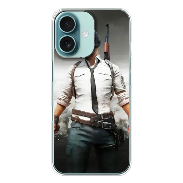 Чехол с рисунком «Пабг» для iPhone 16 Чехол с рисунком «Пабг» для iPhone 16
