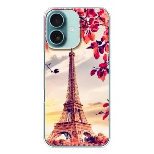 Чехол с Эйфелевой башней на iPhone 16 (Paris photo)