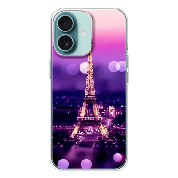 Чехол с рисунком «Париж башня» для iPhone 16