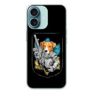 Чехол с принтом для iPhone 16 (Патрон Воин)
