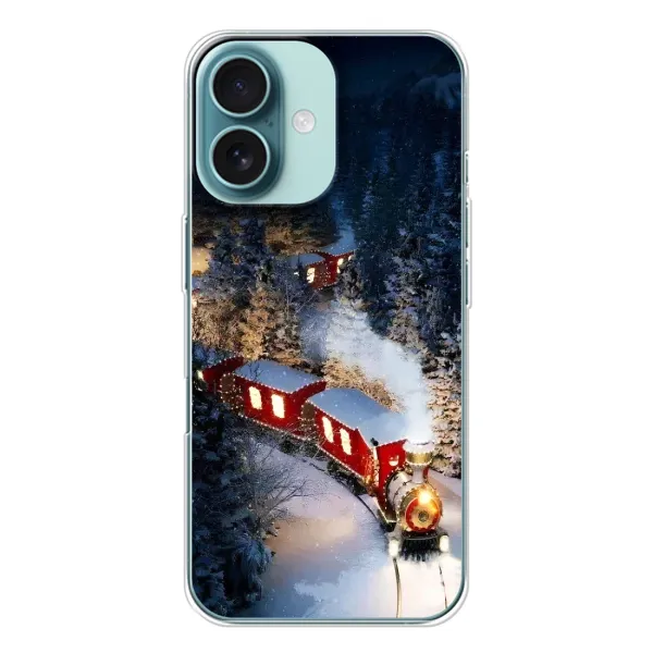Чехол с рисунком «Поезд» для iPhone 16 Чехол с рисунком «Поезд» для iPhone 16