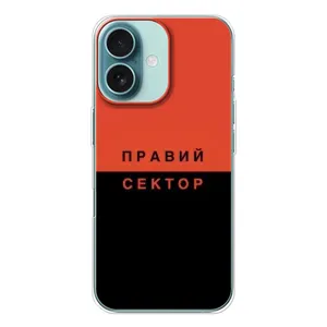 Чехлы УПА (Красно-Чёрный) на iPhone 16 (Правый Серктор)