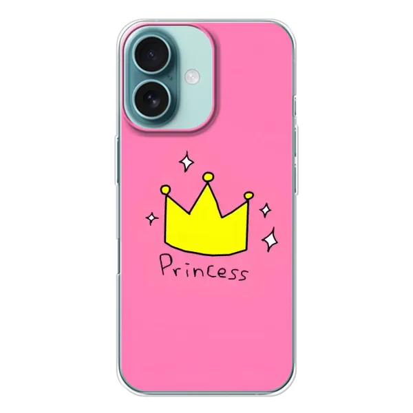 Чехол с рисунком «Princess» для iPhone 16 Чехол с рисунком «Princess» для iPhone 16