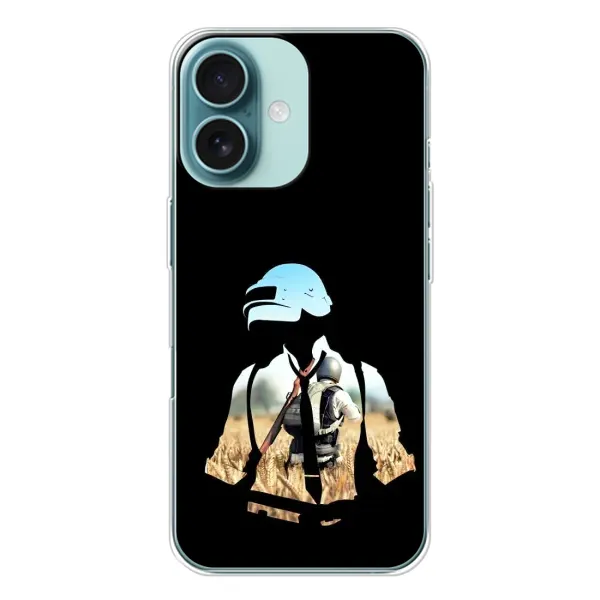 Чехол с рисунком «Пубг мен» для iPhone 16 Чехол с рисунком «Пубг мен» для iPhone 16