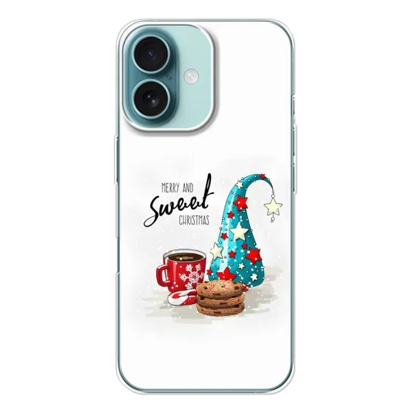 Чехол с рисунком «Рождество» для iPhone 16