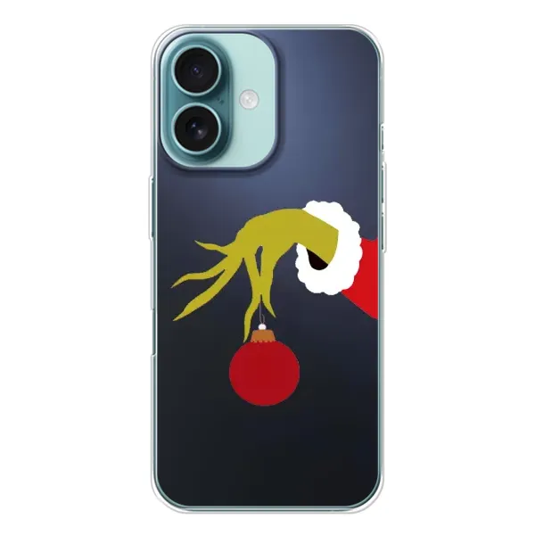Чехол с рисунком «Рука Гринча» для iPhone 16