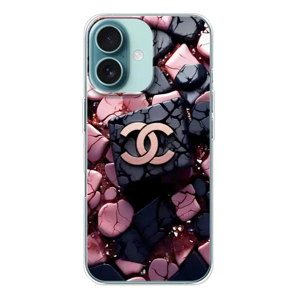 Чехол с рисунком «Шанель» для iPhone 16 Чехол с рисунком «Шанель» для iPhone 16