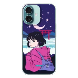 Чехол с персонажами АНИМЕ на iPhone 16 (Синобу Миякэ)