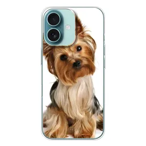 Чохол (ТПУ) Милі песики для iPhone 16 (Пес Терьєр)