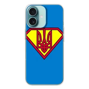 Чехол с картинкой (Патриотический ГЕРБ) на iPhone 16 (Super - Герб)