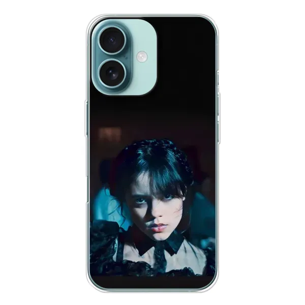 Чехол с рисунком «Танец Уэнсдей» для iPhone 16 Чехол с рисунком «Танец Уэнсдей» для iPhone 16