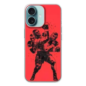 Чехлы с принтом Спортивная тематика для iPhone 16 (Тайсон Бокс)