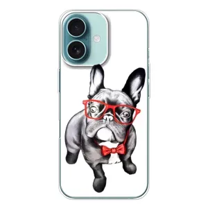 Бампер для iPhone 16 з картинкою "Песики" (В окулярах)