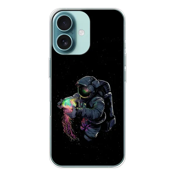 Чехол с рисунком «В руках земля» для iPhone 16 Чехол с рисунком «В руках земля» для iPhone 16