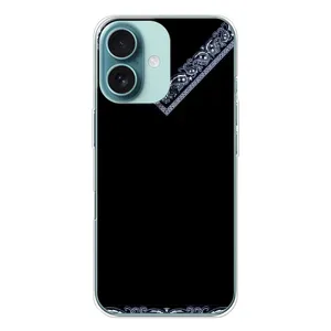 Силиконовый Чехол на iPhone 16 (Воротник вышиванки)