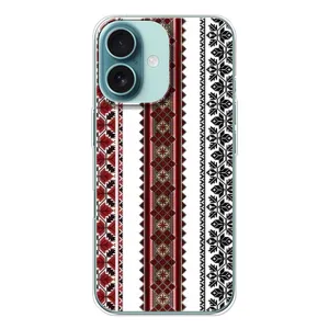 Силиконовый Чехол на iPhone 16 с картинкой Вышиванки (Вышиваночки)