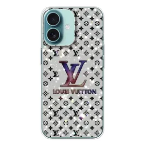 Чехол Стиль Louis Vuitton на iPhone 16 (Яркий LV)